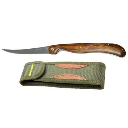 SARGE KNIVES Sk-131 Folding Fillet Knife w/ 5-7/8" SS Blade & Pakkawood Handle SK-131